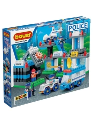 Bauer children's educational construction set "Police" series "Police Department. All inclusive!" 229 elements in a box