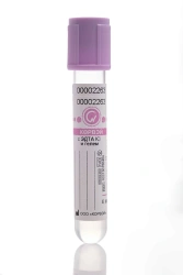Vacuum tubes for venous blood sampling CORVAY with EDTA K3 and gel, plastic Size: 16*100 mm; vacuum volume: 9 ml