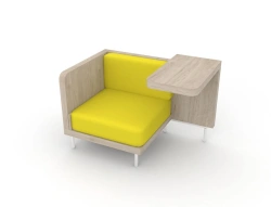 Upholstered furniture for sitting (armchair)