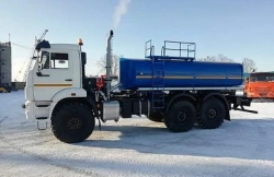 Oilfield tank truck 7074A4-60 on chassis KAMAZ 43118-50 (-A5,-RR,-RS)