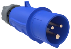 PSN01-032-3 Portable plug SSI-023 32A-6h/200-250V 2P+RE IP44 MAGNUM IEC IEC