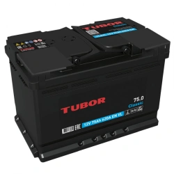 Accumulator battery starter lead-acid TUBOR Classic 6ST-75.1(0) VL