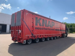 Semi-trailer TP-697PR six-axle low-bed flatbed van trailer