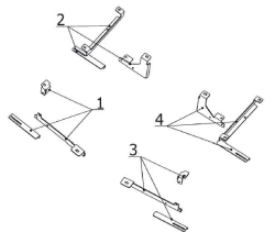 Sill Mounting Kit, RIVAL, Hyundai Creta 2021-