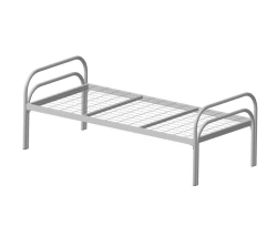 Collapsible metal bed