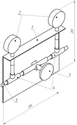 Panel laboratory gas manometric ML-PGM