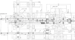 GARNITURE WITH VERTICAL EXTERNAL CLOSER VZK-2 ELECTRIC DIRECTOR TYPE SP FOR CROSSWALL WITH R65 ROTARY ROTARY ROTARY ROTARY ROTAR