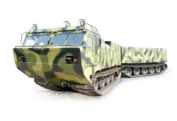 Two-link caterpillar snowmobiler DT-10P-1