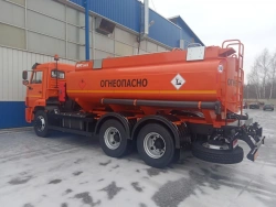 Tank truck ??-10, type TK364010 (modification 4693B7) on chassis KAMAZ KAMAZ-018/2011/TRCU-3axle-102 of modifications KAMAZ-6511