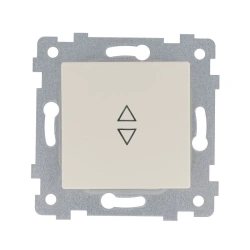 "Aksioma" Single-key switch mechanism. C610-464 ivory