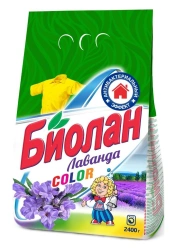 All-purpose powdered laundry detergent "Biolan Color Lavender Automatic"