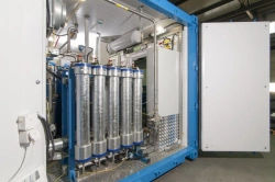Gas separation unit, model MA; with purity of target product (nitrogen) up to 99,9 vol %.