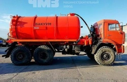 Vacuum tanker (vacuum, combined, sucking machine) (AV) 7074C8-50 on chassis Kamaz 65222-53