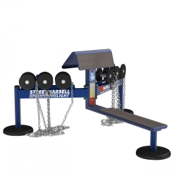 Outdoor trainer MB 7.72 Dumbbell row (heavy)