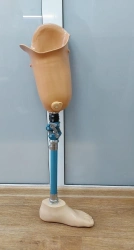 Hip prosthesis for bathing PN6K-M1 (sleeve made of injection moulded laminate from the stump of a disabled person according to t