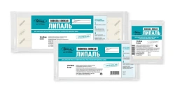 Adhesive non-woven dressings with atraumatic absorbent tampon "Lipal" sterile 10x25CM 5 pcs.