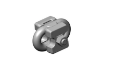 Connecting link 19x75 with clamps for elevators ch.962-58.4264SB