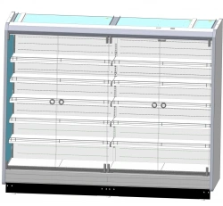 Refrigerated cabinet refrigerated medium-temperature wall-mounted Varshava 210/66 VHSp-2,5