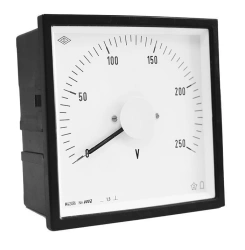Panelboard milliammeter, ammeter and voltmeter: version M42496