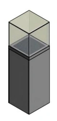 Display case Type 3 (aluminium alloy frame)