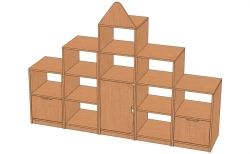Shelving unit "Tower 1". Model: S-B1