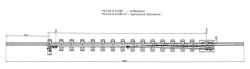 FRAMEWAY WITH STRING of P65 type 1/9 (project MSZ.8414.01.000/-01)