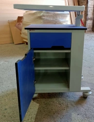 Medical bedside cabinet single-sided with table TV-TBPKR-01.01