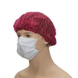 Medical mask of non-woven materials non-sterile "GEXA" (three-layer, with elastic band, blue)