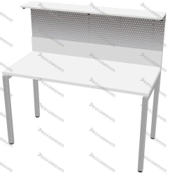 Processing table B1 400-2500x400-1200x650-950mm(WxHxH)