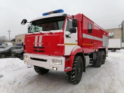 Fire rescue truck (APS), type 670611 on the basis of KAMAZ-43118-50 chassis.
