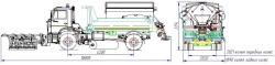 Universal road maintenance machine model MK-4534-06