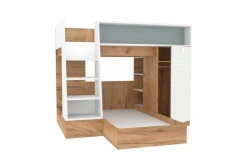 Modern type 1 LD.520010.000 SP Bunk bed (White/Black )