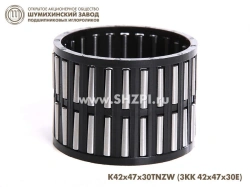 Deep groove needle roller bearing without rings 3 K 25*35*30 E