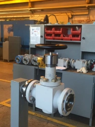 Shut-off and regulating valve (type KZR, model range up to DN100 up to PN70,0 MPa; DN150-300 up to PN16,0 MPa)