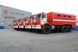 Fire pump station PNS-200, type 58815K43118 modification PNS-200, on chassis KAMAZ-443118-A5, 43118-50
