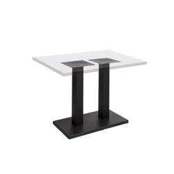 Pedestal made of metal powder painting