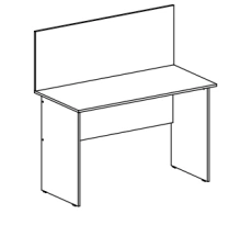 Table with partition (Trade mark Alliance-C)