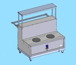 Electric counter-marmite for first courses PMES-70KM series ECO2