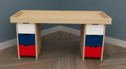 Didactic table Inclusive art. 17-0086