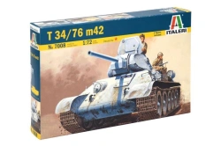 Assembled model T-34/76 M42 tank