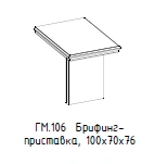 "Hamilton" Briefing Stand, item GM 106.