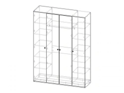 Swinging cabinet