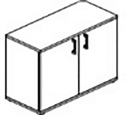 Low cupboard 11 310 Series "STEEL"