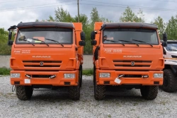Special cargo truck on chassis KAMAZ 43118-37. Mark GIRD. Type 5849GF. Modification 5849GF-0000030. Loader design