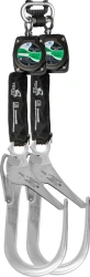 Double-shoulder retractor type "HB-02" with carabiner , item vpro HB02 duo 0258.