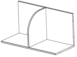 Modular children's wall, module SMD.13
