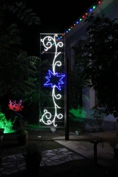 LED console (LED panel) "Amur Waltz" - decorative street lamp on the brackets (modifications 220V, 2
