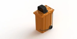 Mobile bin 360l Art.28.C29.H (20.806.30.PE; 21.055.30.PE.T)