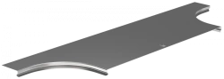 COT01D-0-400-08 ESCA Diverter cover T-obr. smooth type G01 400mm IEK