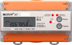 Three-phase static electricity meter Milur 307